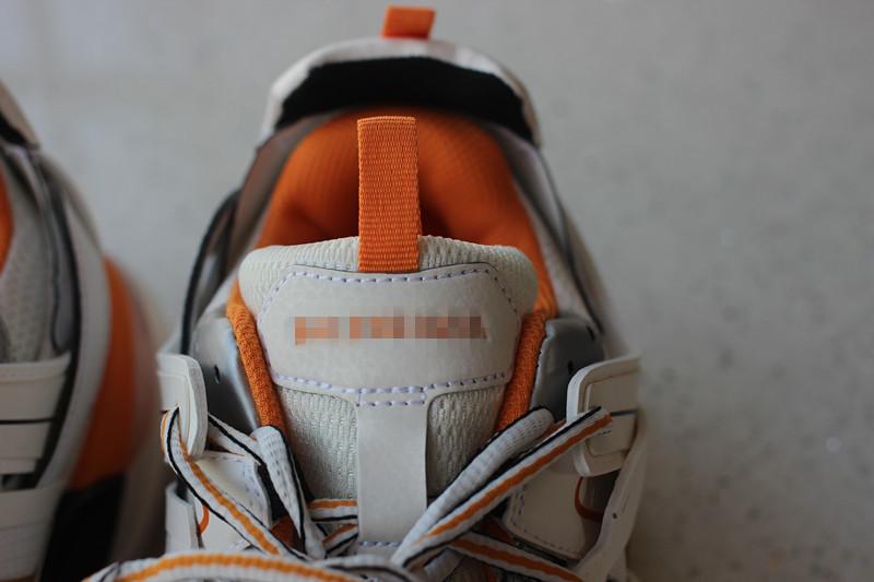 PK God exclusive Balencia Paris Track Sneakers White Orange best version ready to ship